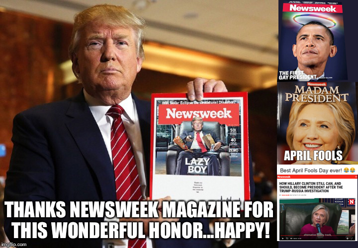 Fakenews Newsweek is Having a Bad&nbsp;Day!