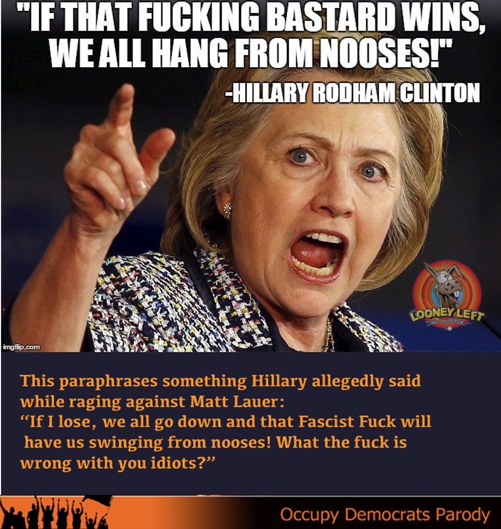 odp meme if that bastard wins hang from nooses hillary