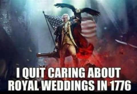 royal weddings stopped caring 1776