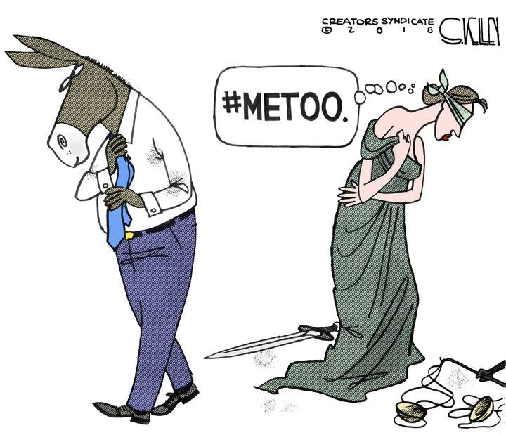 DEMOCRAT DESTROY JUSTICE METOO JACKASS RAPE