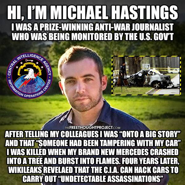 MICHAEL HASTINGS WAR ON JOURNALISM OBAMA CIA CAR HACK