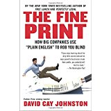books the fine print david cay johnston
